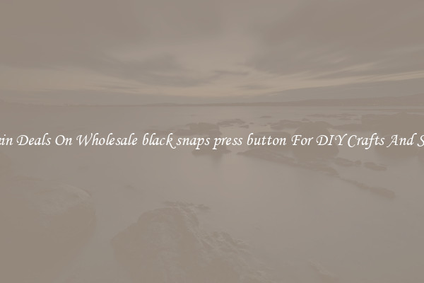 Bargain Deals On Wholesale black snaps press button For DIY Crafts And Sewing