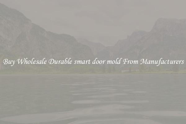 Buy Wholesale Durable smart door mold From Manufacturers