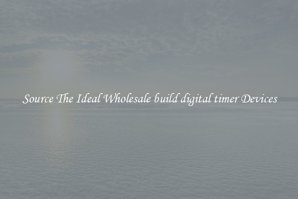 Source The Ideal Wholesale build digital timer Devices