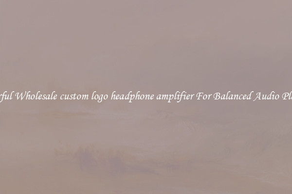 Powerful Wholesale custom logo headphone amplifier For Balanced Audio Playback